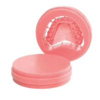 Disc PMMA pink veined Aidite 98x30 mm